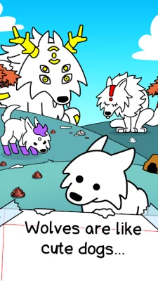 Wolf Evolution: Merge Wild Dog screenshot №2